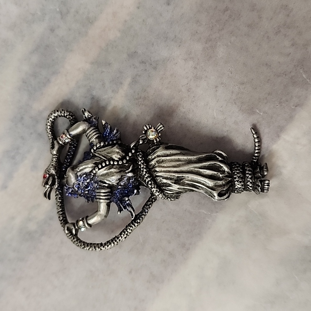 JJ Pewter Goddess with Serpent